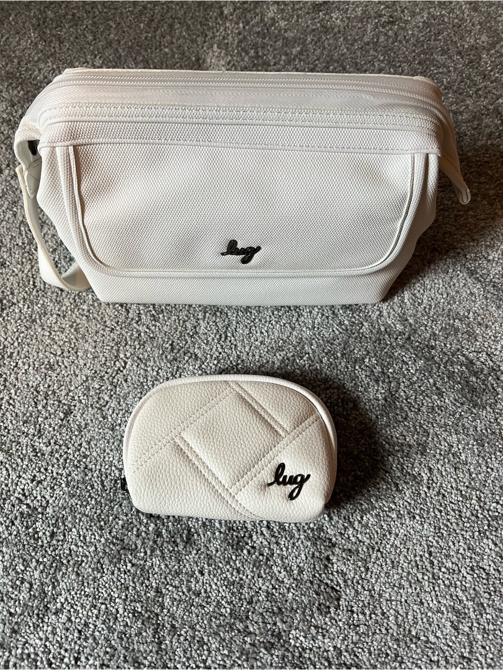 Lug via vl Matt luxe white and vl classic stash white
